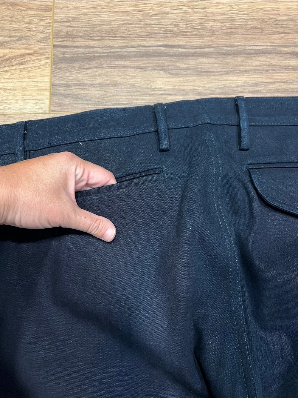 Rogue Territory RGT Officer’s Trouser Slim Taper Indigo Selvedge Canvas Size 34